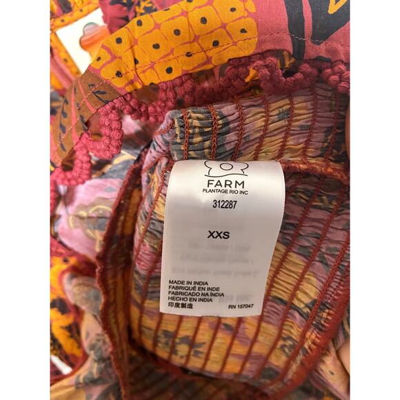 Farm Rio Garden Bloom Blouse size XXS - Picture 6 of 8